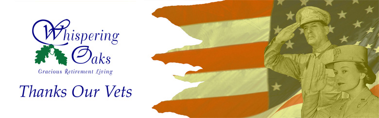 Whispering Oaks Veteran's Day Banners